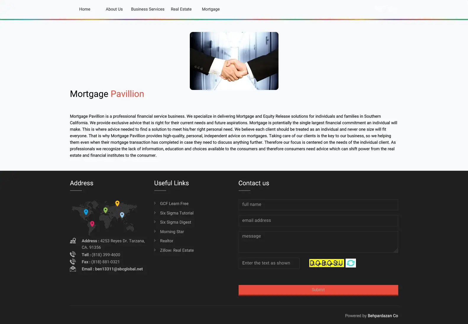 طراحی سایت شرکت بازرگانی گروه انگلیسی تجارت